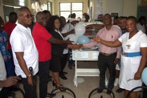 UEW Cooperative Credit Union Ltd donated a multi-purpose incubator to the Neonatal Intensive Care Unit (NICU) at Trauma and Specialist Hospital in Winneba.